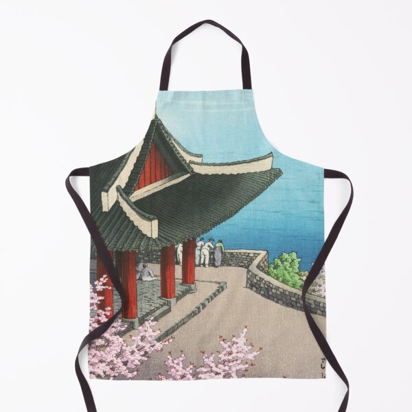 Item preview, Spring at Botandai Tower by Kawase Hasui designed and sold by Takeda-art.