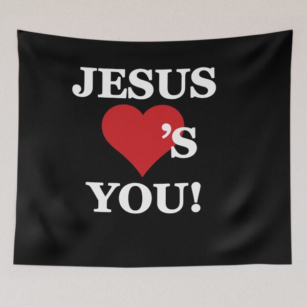 Item preview, RELIGIOUS CHRISTIAN JESUS LOVES YOU designed and sold by sobriowslen.