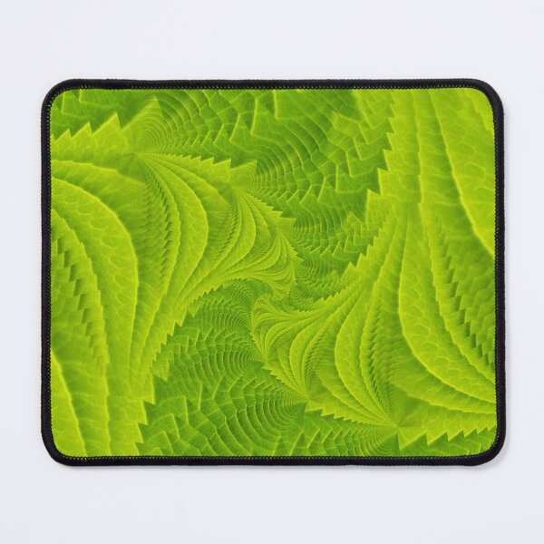 Item preview, contemporary many shades of bright green fractal and creative spiral design designed and sold by mister-john.