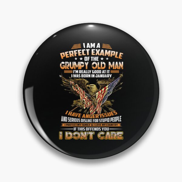 Item preview, Mens i'm a perfect example the grumpy old man was born in january designed and sold by Jackwidforss.