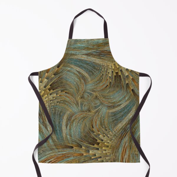 Item preview, contemporary style gold brown and beige creative spiral design designed and sold by mister-john.