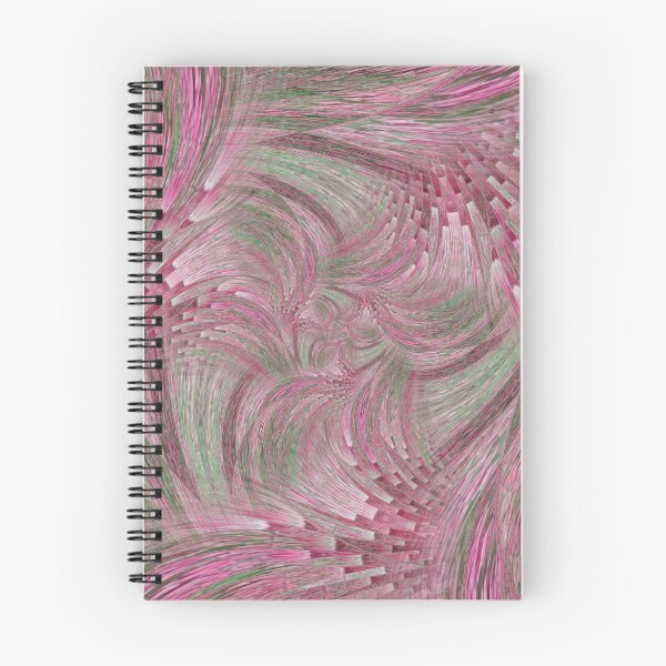 Item preview, a vivid pink and grey creative three-fold spiral design designed and sold by mister-john.