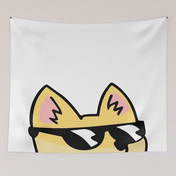 Item preview, Doge With Sunglasses Peeker Funny Dog Meme designed and sold by KaydenLee.