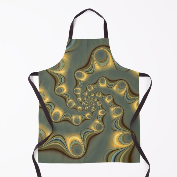 Item preview, contemporary style gold brown and beige creative spiral design designed and sold by mister-john.