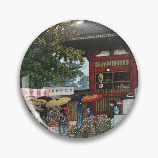 Item preview, Morning Rain at Asakusa by Kawase Hasui designed and sold by Takeda-art.