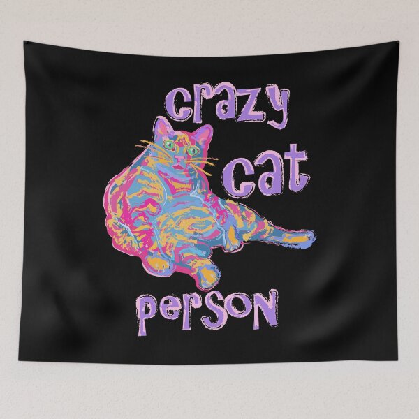 Item preview, Crazy Cat Person designed and sold by evisionarts.
