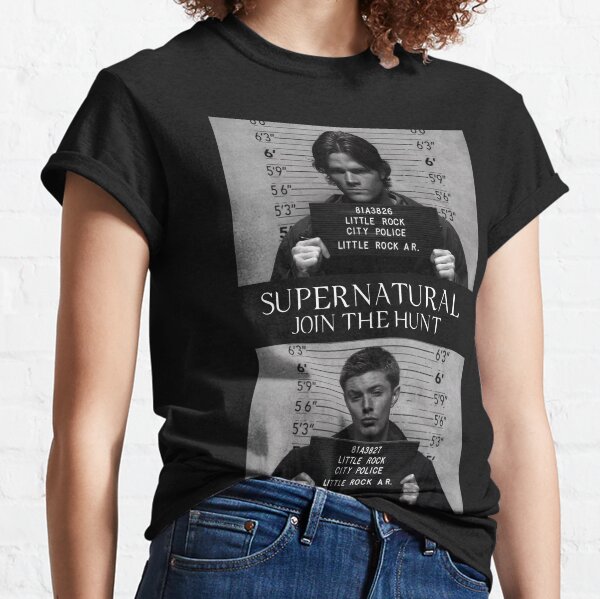 Supernatural Mugshot's Classic T-Shirt