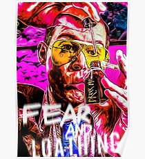 fear and loathing in las vegas print Poster