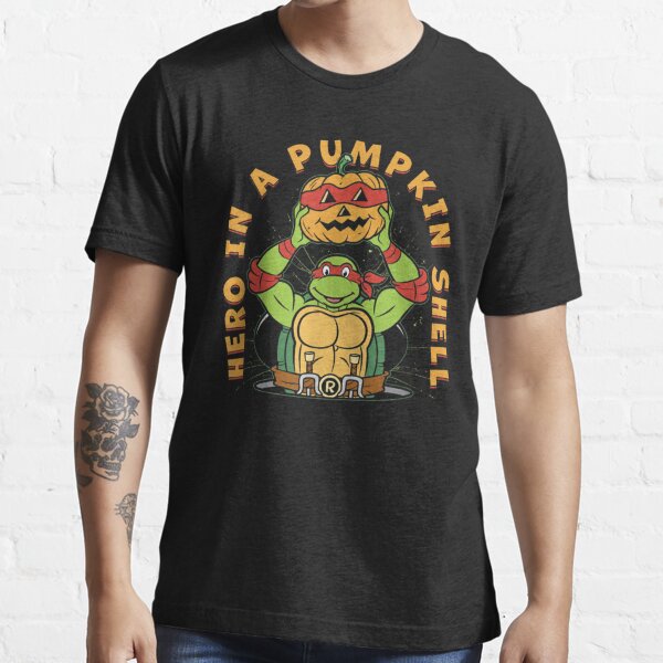 Teenage Mutant Ninja Turtles Halloween Raphael Pumpkin Shell Shirt