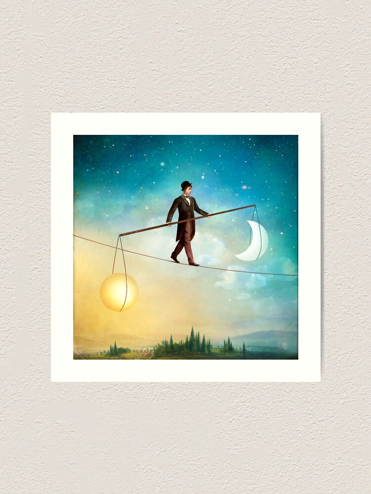 Night and Day Art Print Night and Day Art Print