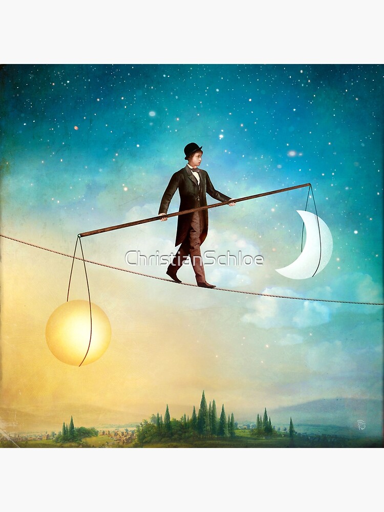 Night and Day Art Print Night and Day Art Print