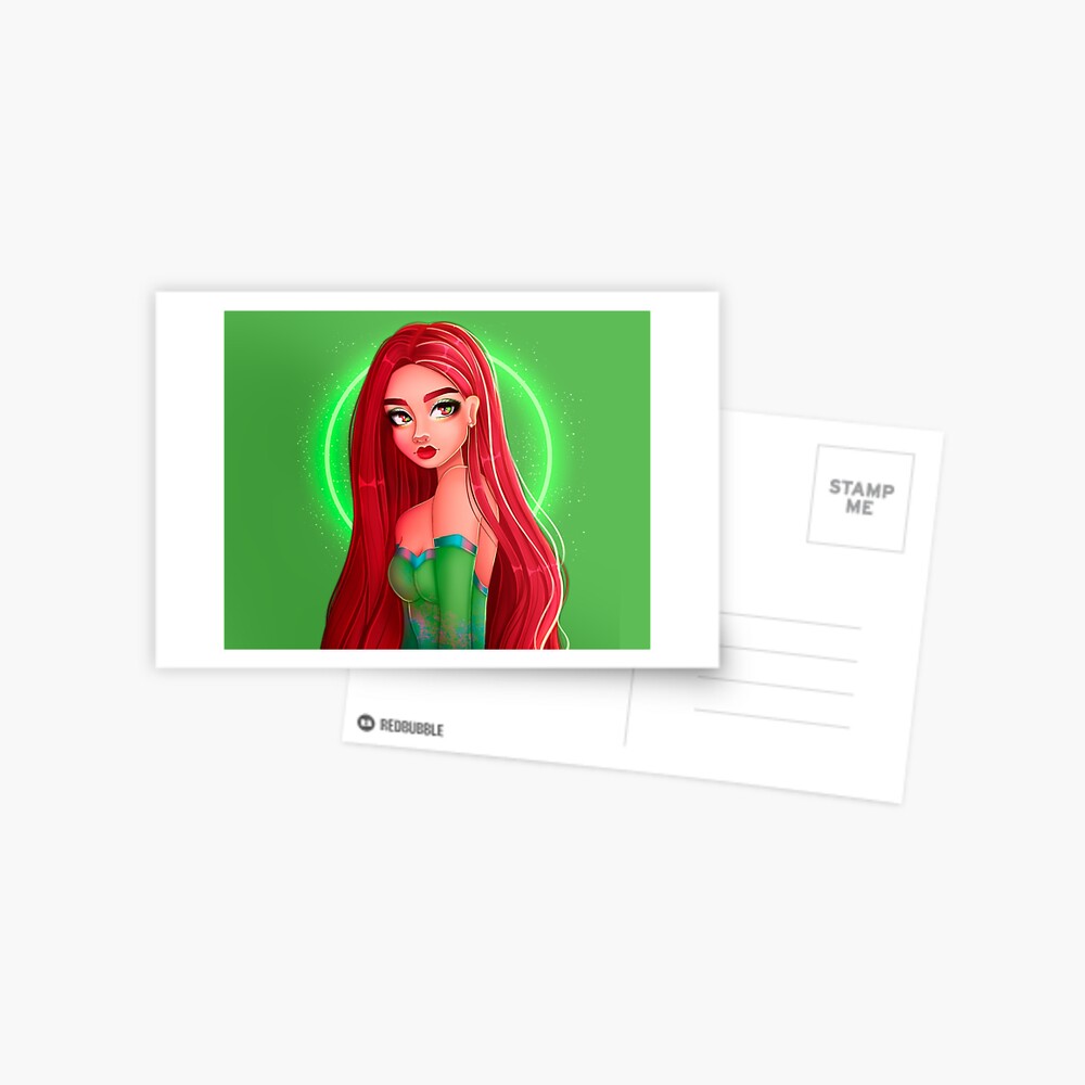 Red hair girl Postcard