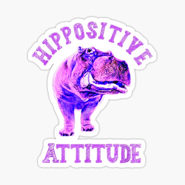 Positive Stickers Tumbler – Spotted Hippo Creative