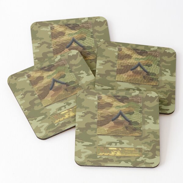 Item preview, Embroidered Rank Insignia OCP Scorpion Private designed and sold by FraukeFreitag.