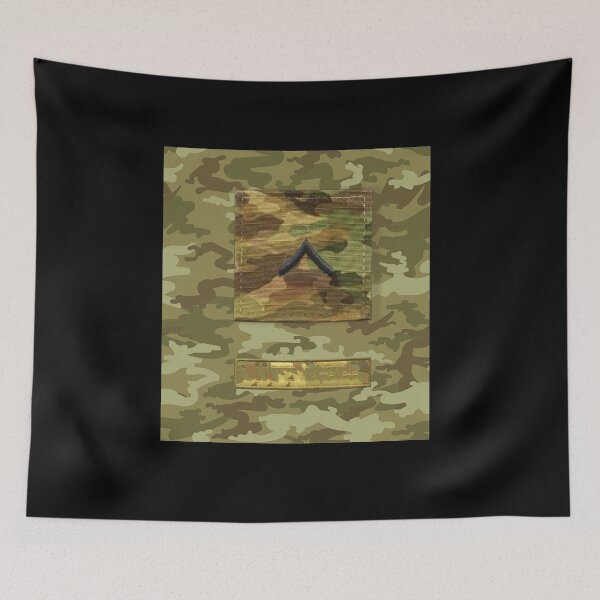 Item preview, Embroidered Rank Insignia OCP Scorpion Private designed and sold by FraukeFreitag.