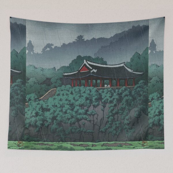 Item preview, Botandai at Pyongyang by Kawase Hasui designed and sold by Takeda-art.