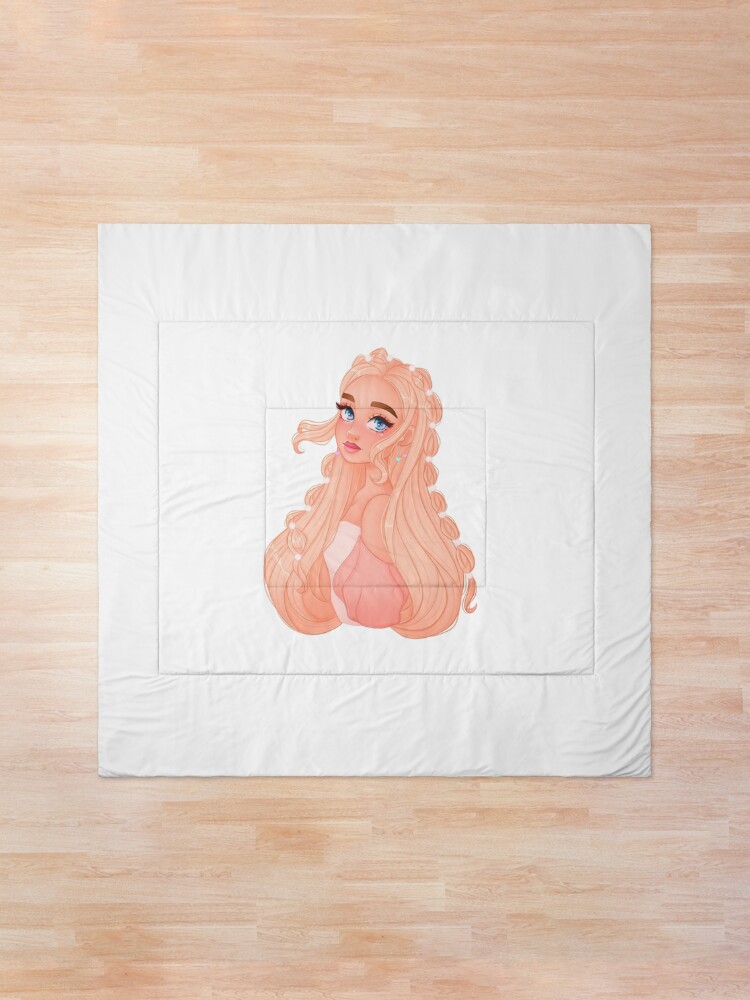 Alternate view of Cute barbie girl Comforter
