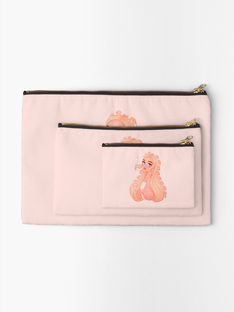 Alternate view of Cute barbie girl Zipper Pouch
