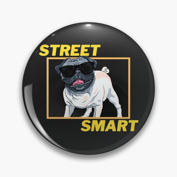 Item preview, Street Smart Pug designed and sold by CutesyyApparel.