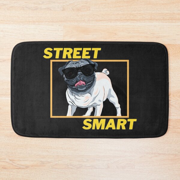 Item preview, Street Smart Pug designed and sold by CutesyyApparel.