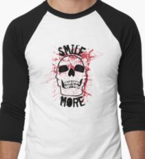 Smile More! Men's Baseball ¾ T-Shirt