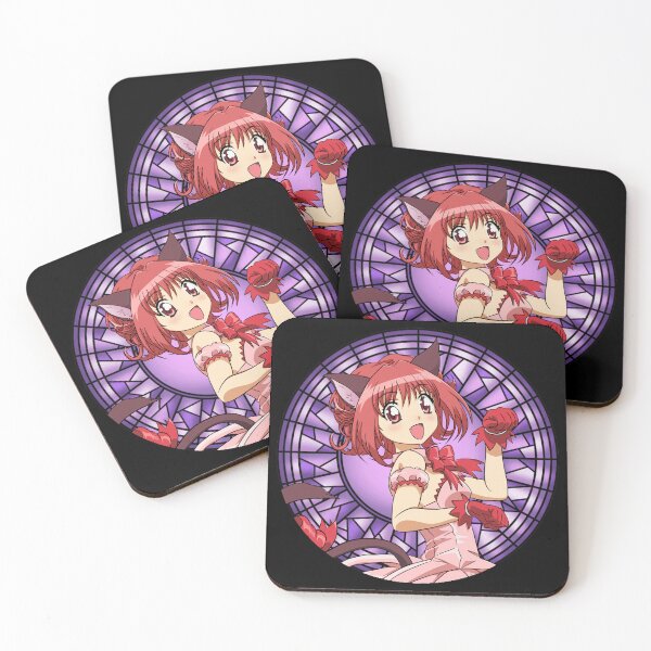 Item preview, Mew Ichigo Stained Glass from the anime Tokyo Mew Mew New original artwork designed and sold by EryaMoon.