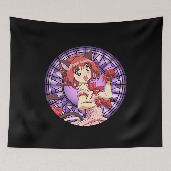 Item preview, Mew Ichigo Stained Glass from the anime Tokyo Mew Mew New original artwork designed and sold by EryaMoon.
