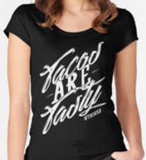 Tacos Are Tasty - White Women's Fitted Scoop T-Shirt