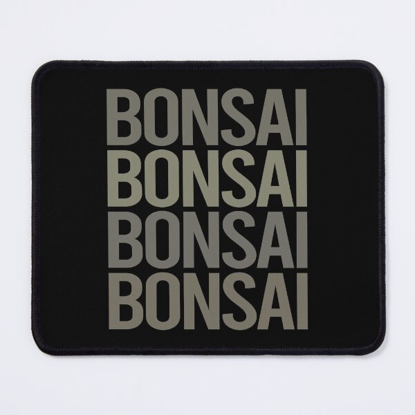 Item preview, Gray Text Art Bonsai designed and sold by StoreCalamity.
