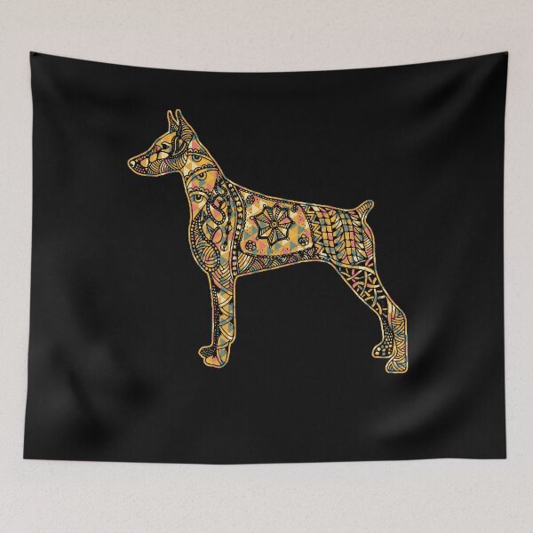 Item preview, Doberman Pinscher - Doberman Pinscher Geometric designed and sold by UnknownArtistt.