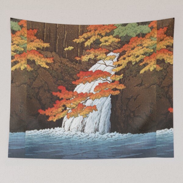 Item preview, Senju Waterfall at Akame by Kawase Hasui designed and sold by Takeda-art.