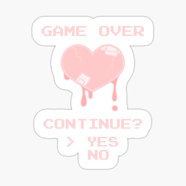 game over Sticker