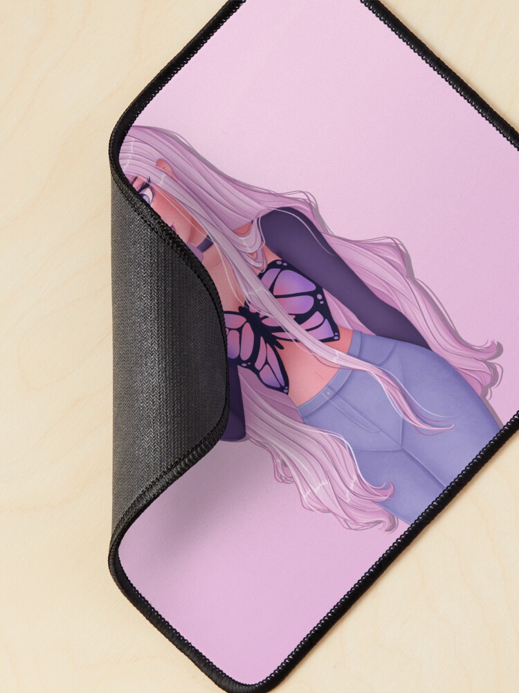 Alternate view of rose girl Mouse Pad