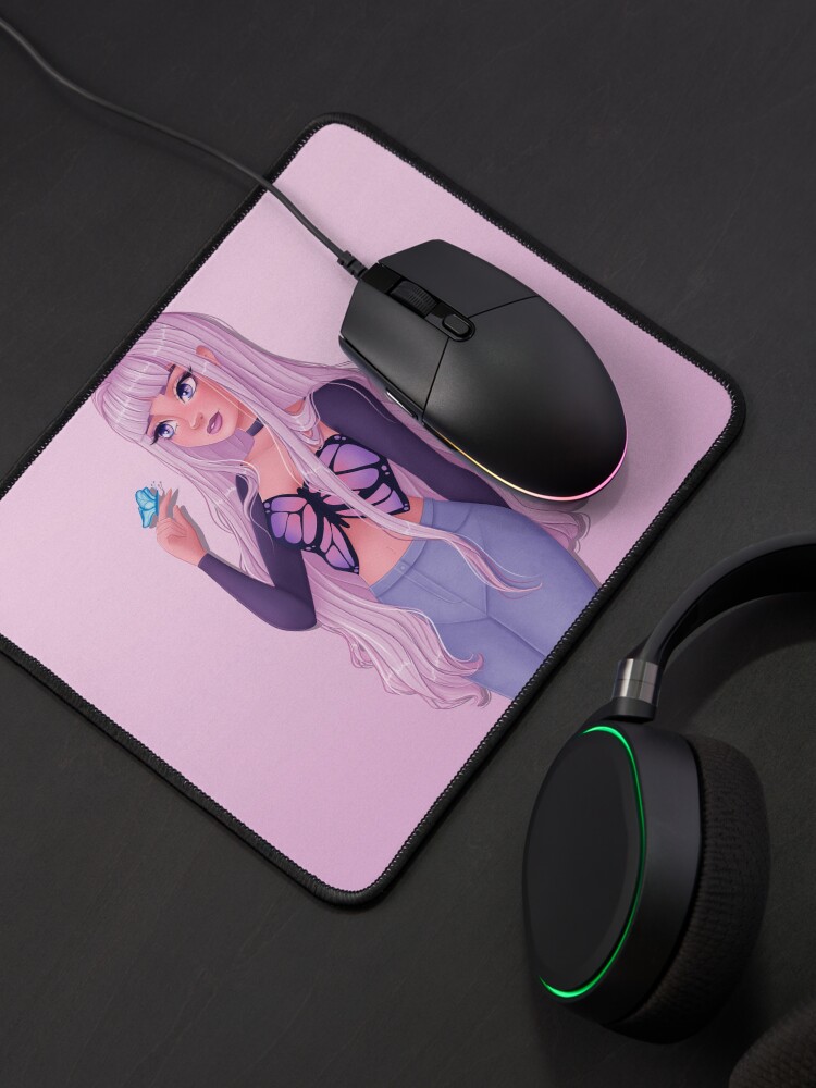 Alternate view of rose girl Mouse Pad