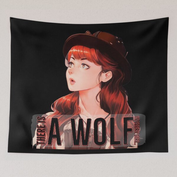 Item preview, There is a Wolf in every girl [black] designed and sold by danfreeze.