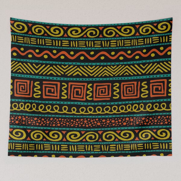 Item preview, scribble doodle tribal pattern 01 designed and sold by pattypattern.
