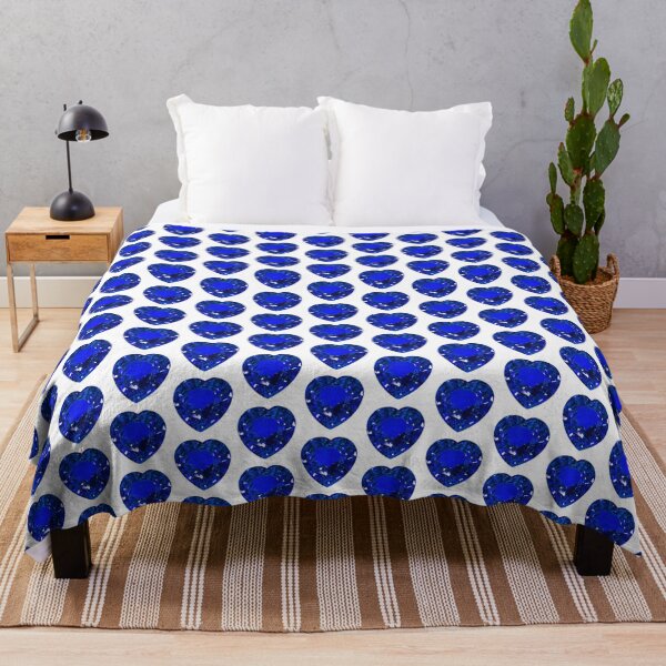 Item preview, Heart Blue Sapphire pattern designed and sold by DigitalGemArt.