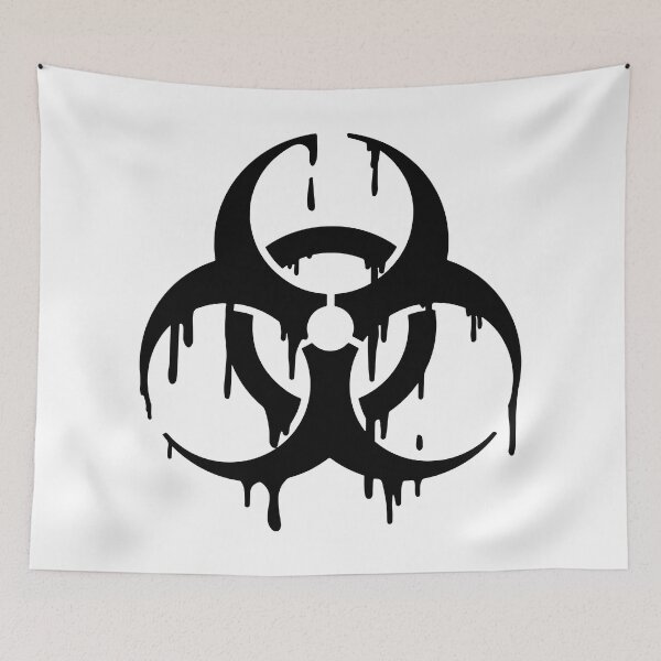 Item preview, Toxic Biohazard Zombie Logo designed and sold by DesireeNeves.