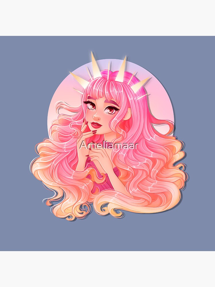 Pink hair by Ameliamaar