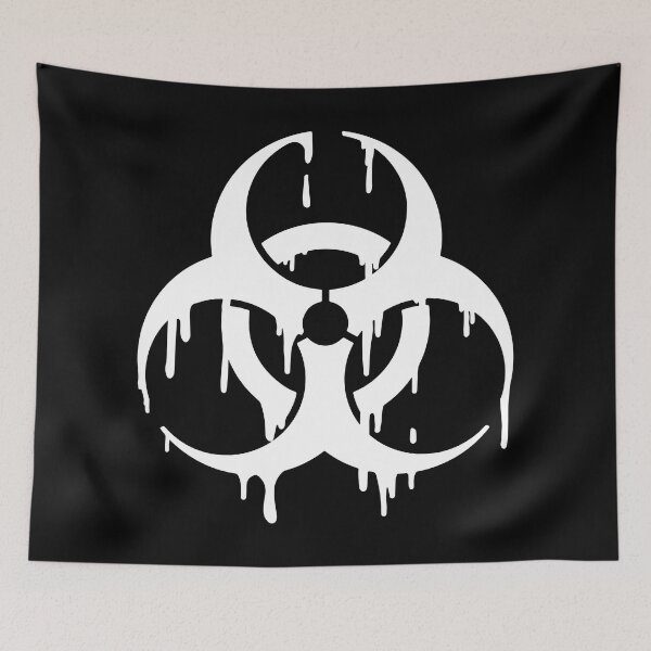 Item preview, Toxic Biohazard Zombie Logo designed and sold by DesireeNeves.