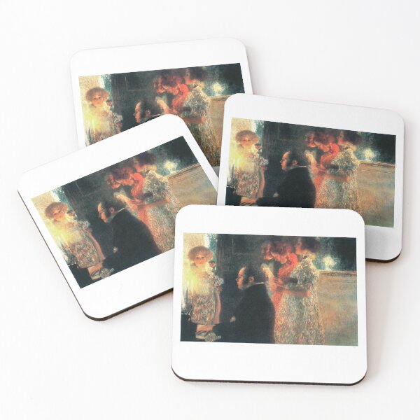 Item preview, Gustav Klimt's Schubert at the Piano II (1899) famous painting. designed and sold by movieset.
