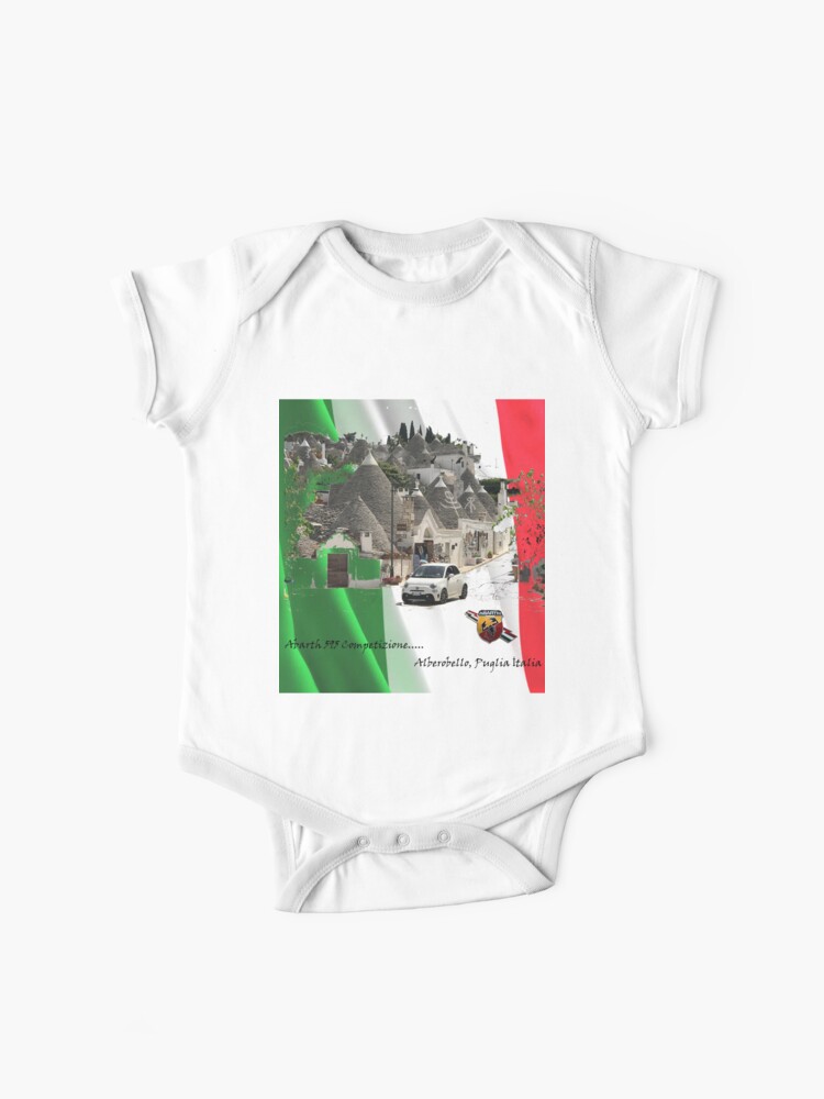 Abarth 595 Italia Baby One Piece By Therealkanji Redbubble