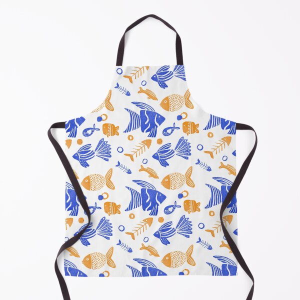 Item preview, Blue and yellow tropical fishes designed and sold by Home Cyn Home.
