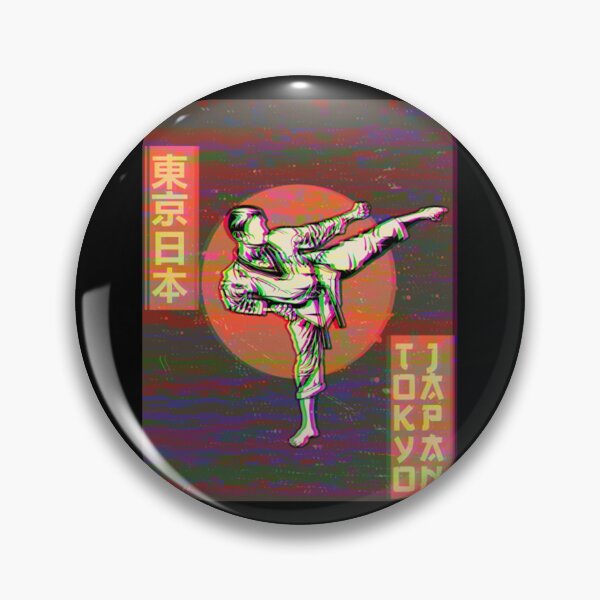 Item preview, Retro Karate Karate Martial Arts Tokyo Japan Vaporwave Aesthetic designed and sold by Trostberger.