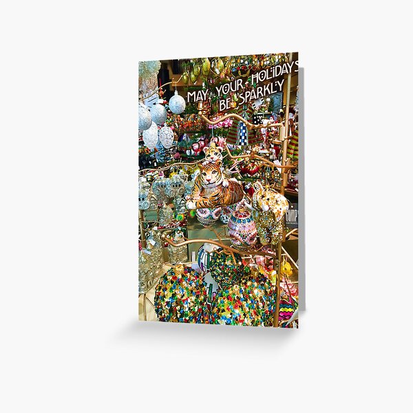 May Your Holidays Be Sparkly Greeting Card