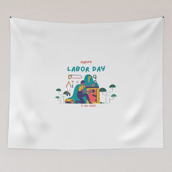 Item preview, Happy labor day September 5, 2022 designed and sold by InstaDesignCo.