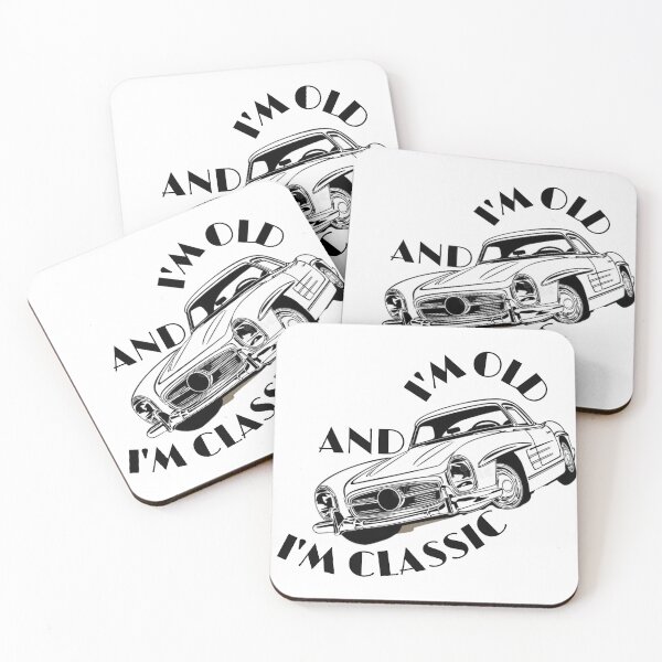 Item preview, I'M Old and classic Stickers mercedes class designed and sold by KAONZA.