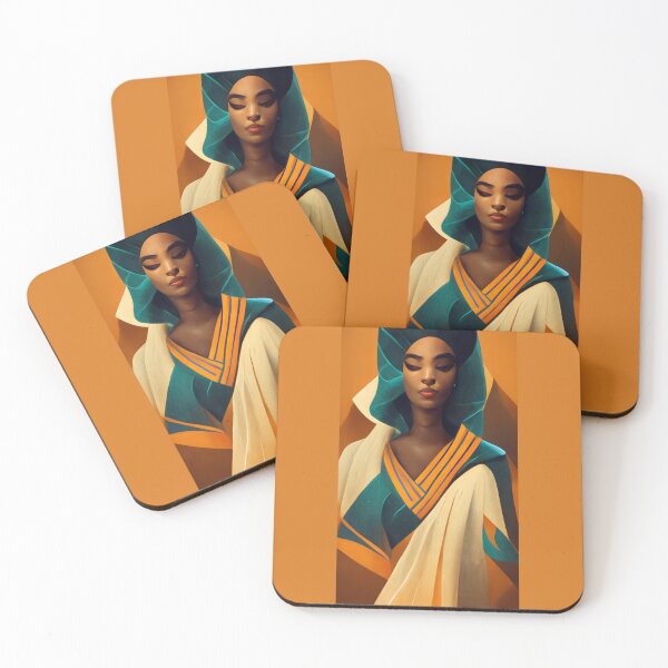 Item preview, Nubian Princess - Art Deco designed and sold by cassiarose.
