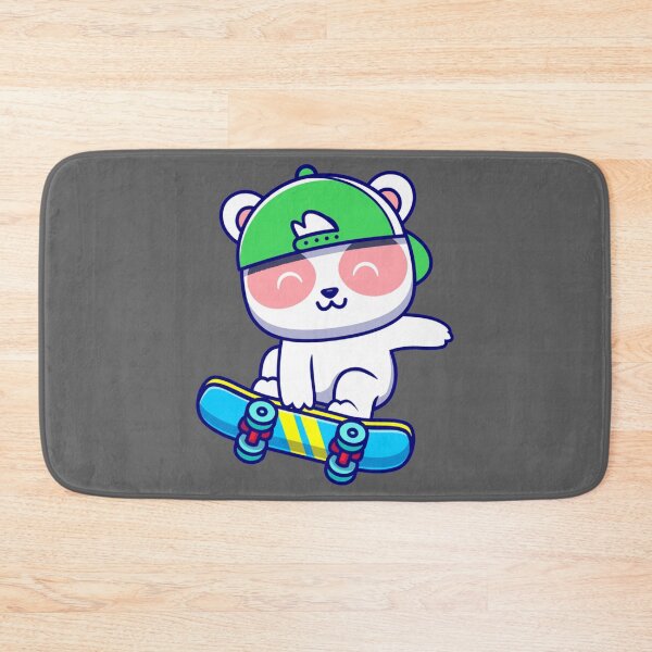 Item preview, Milk and Mocha Bears  Milk is skateboarding    designed and sold by ImmortalWood.