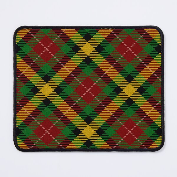 Item preview, Diagonal tartan yellow green red pink black designed and sold by pattypattern.